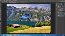 Photoshop CS6 & CC - How to Replace Sky and Using Adjustment Layers
