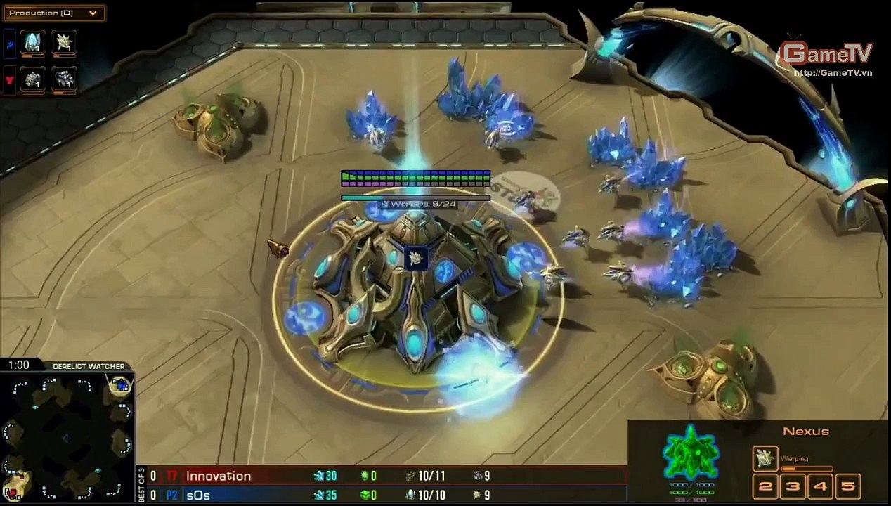SC2 28 11 INnoVation vs sOs Bo3 set 1