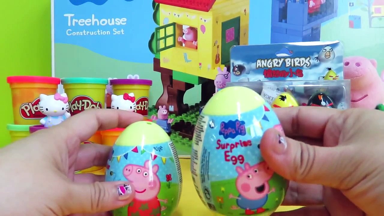 30 Surprise Easter Eggs Kinder Peppa HelloKitty Giant AngryBirds Starwars Disney Marvel Sp