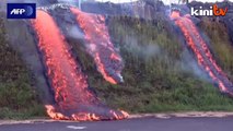 Lava keeps flowing close to residential areas in Hawaii