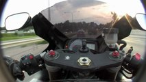 Suzuki gsxr-1000 high speed Tank Cam