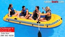 Intex Challenger 4 Inflatable Boat Video Review by Rubber Boats