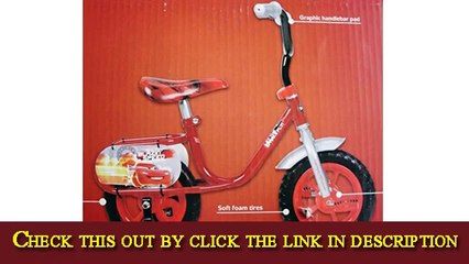New Huffy Disney Pixar Cars 10 Inch Bicycle - Bike - Pedal Cycle Slide