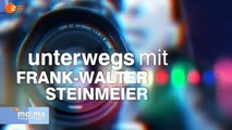 Frank Walter Steinmeier unterwegs mit Cherno Jobatey