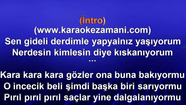 Göksel - Kıskanıyorum - 2010 TÜRKÇE KARAOKE