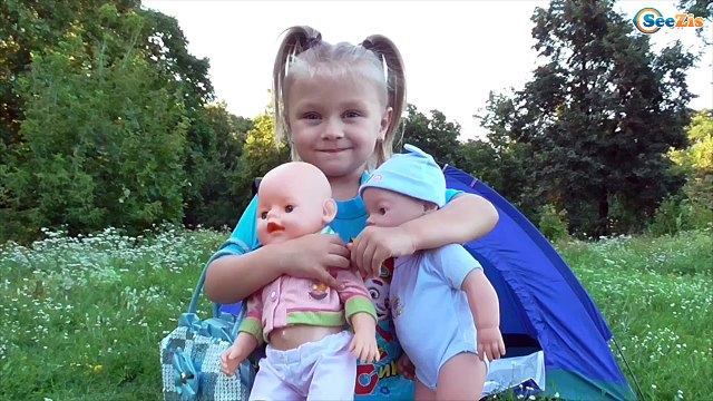 ✔ Baby Born Doll. Пикник с Куклой Бэби Борн / Picnic with a Doll / Oyuncak Bebek. Серия 37 ✔