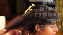 Natural Hair Style | Curly High Puff Bun With 3 Strand Flat Twists Tutorial