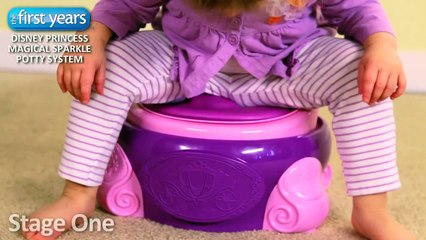Disney Princess Magical Sparkle 3-in-1 Potty System from The First Years