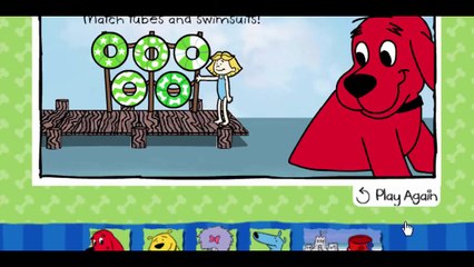 Clifford The Big Red Dog Clifford's Slide Cartoon Animation PBS Kids Game Play Walkthrough