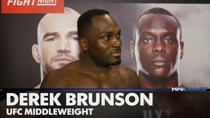 Derek Brunson proves all the internet doubters wrong and gets the TKO finish