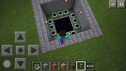 How To Make An End Portal Minecraft Pocket Edition 0.10.4