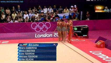 Bulgaria 3 Ribbons 2 Hoops Final - Olympic Games 2012