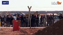 Clashes in Kobane seen from Turkey
