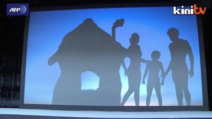 Pertunjukan bayang sempena Halloween di HK