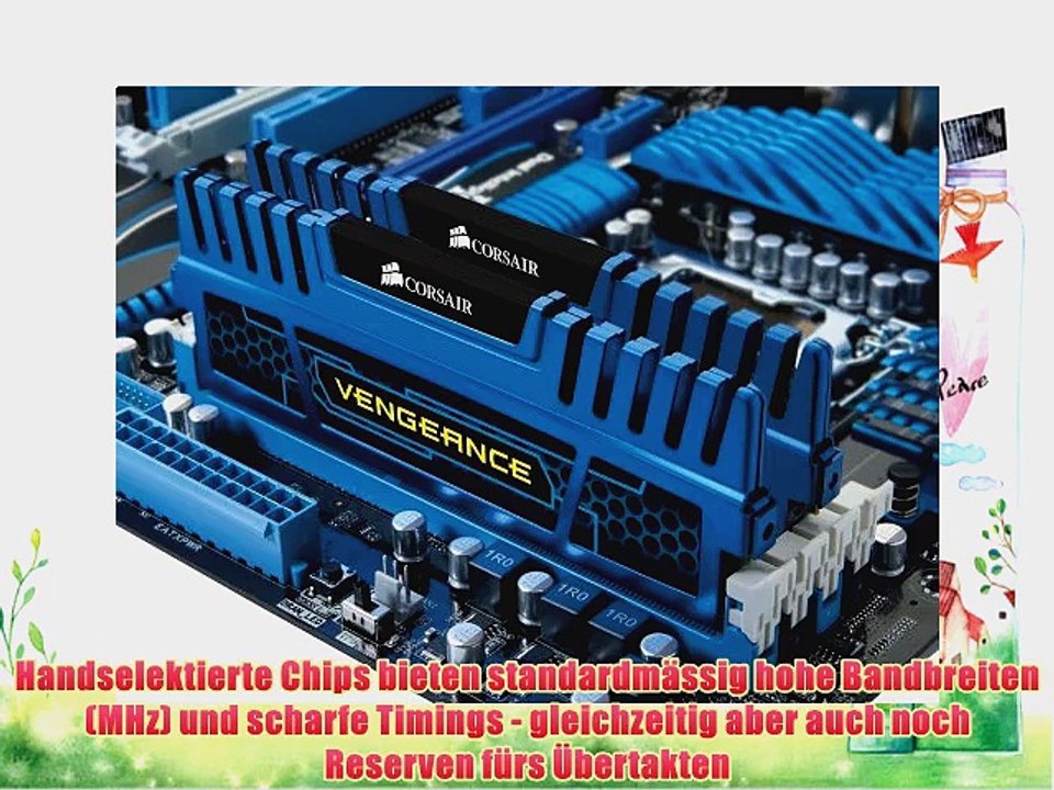 Corsair Vengeance Blau 8GB (2x4GB) DDR3 2133 MHz (PC3 17000) Desktop Arbeitsspeicher (CMZ8GX3M2A2133C11B)