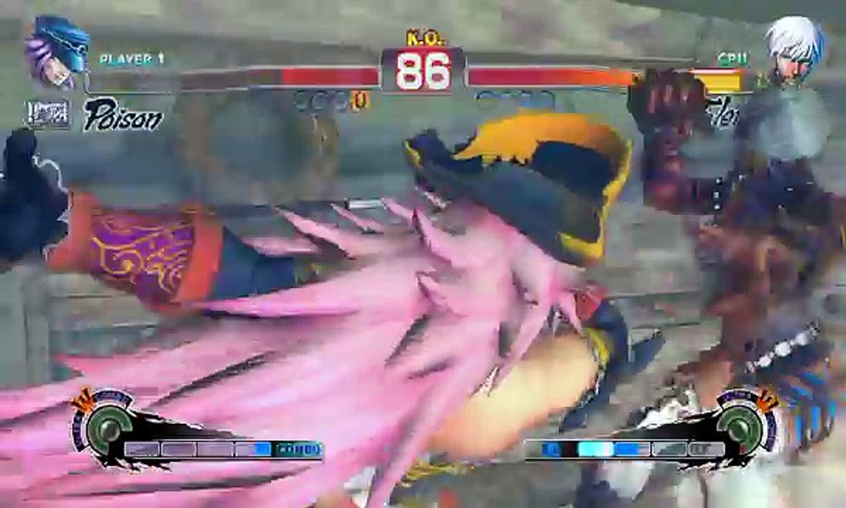 Ultra Street Fighter IV battle: Poison vs Elena