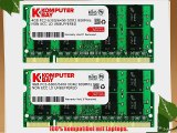Komputerbay SODIMM Arbeitsspeicher 8GB (800MHz 200-polig 2x 4GB) DDR2-RAM Kit