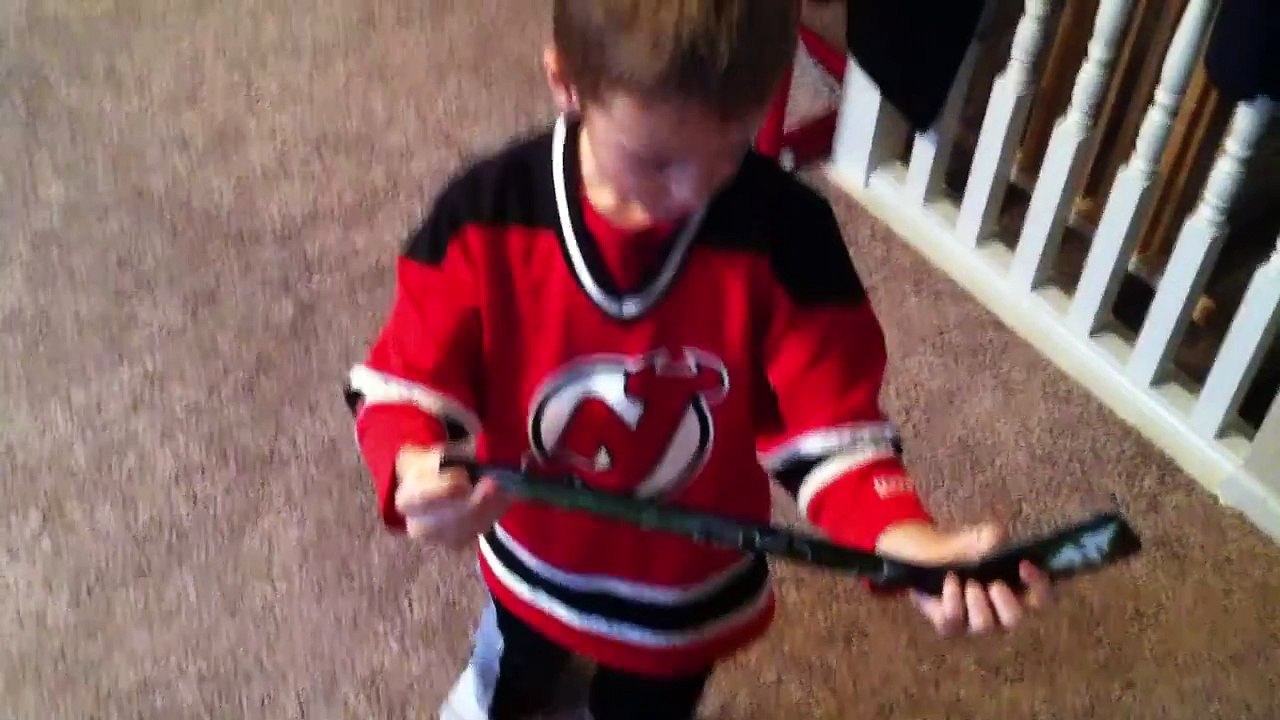 Evan's amazing Knee Hockey Rink