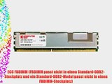 Komputerbay Arbeitsspeicher (4 GB RAM FBDIMM 667 Mhz PC2-5300 ECC DDR2 Dual Rank 2Rx 4)