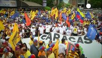 Venezuelan opposition hold protestin Caracas against food shortages