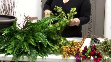 How To Fill An Outdoor Planter With Artificial Flowers