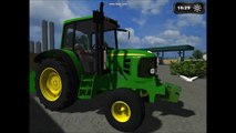 Farming Simulator 2011 mod demonstration: John Deere 6130