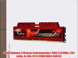 G.Skill Ripjaws-X Memory Arbeitspeicher 16GB (2133MHz 240-polig 4x 4GB CL11) DIMM DDR3-RAM