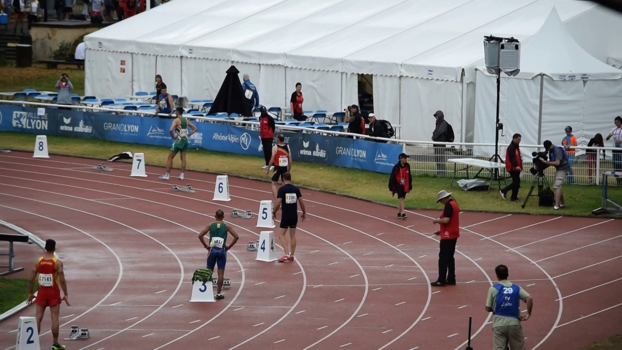 Championnats du Monde Masters 2015 Lyon 400m haies M35 série 2