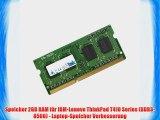 Speicher 2GB RAM f?r IBM-Lenovo ThinkPad T410 Series (DDR3-8500) - Laptop-Speicher Verbesserung