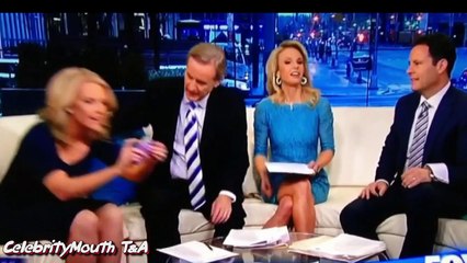 Janice Dean sits on Steve Doocy's Lap!