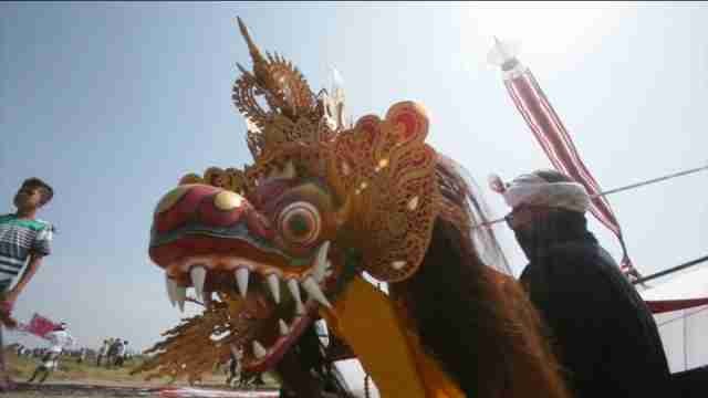 Bali celebra la tradición en su festival anual de cometas