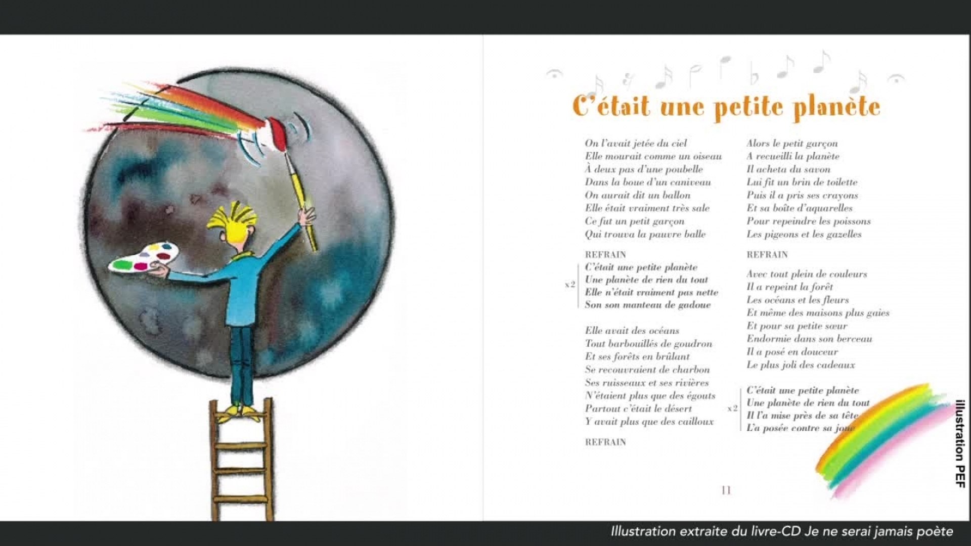 Pierre Chêne Cétait Une Petite Planète Chanson Pour Enfants