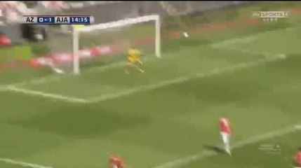 Anwar El Ghazi Long Shot GOAL AZ Alkmaar vs Ajax 0-1 *09.08.2015