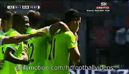 Goal Anwar El Ghazi Az Alkamaar 0-1 Ajax Netherlands Eredevise 9.08.2015 HD