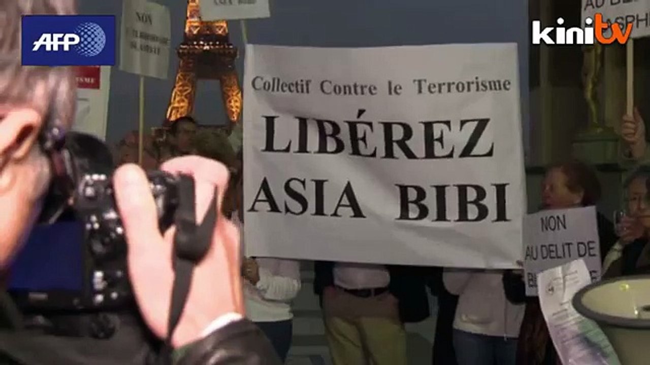 Protest against Pakistan's Asia Bibi death sentence