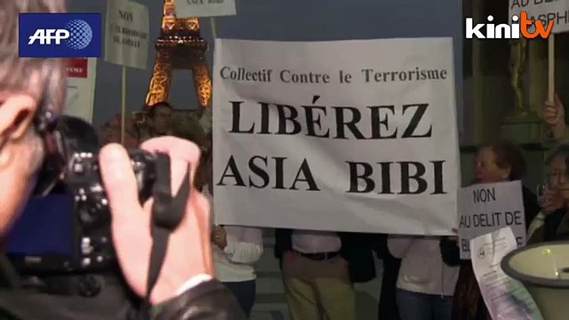 Protest against Pakistan's Asia Bibi death sentence