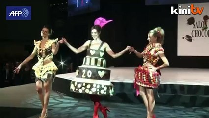 Salon du Chocolat opens with chocolate fashion show in Paris