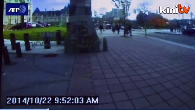 CCTV captures Canada parliament attacker on camera