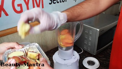 Orange Apple Carrot Mixed Juice For Glowing Skin