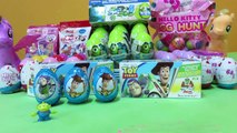 Huge Kinder Surprise Eggs Disney Pixar CARS 2 & Toy Story review Unwrapping Chocolate Toys