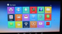 Latest Android KitKat 4.4.2 stock firmware installed on Vigica P3S TV Box