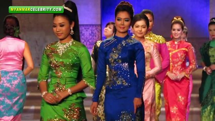 Myanmar Women's Fashion & Dressing Style Show 2013