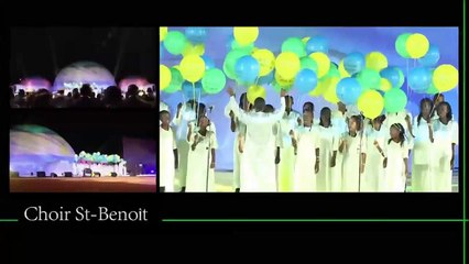 Show pyrotechnique pour l'inauguration du zone économique au Gabon