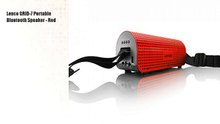 Lenco GRID-7 Portable Bluetooth Speaker - Red
