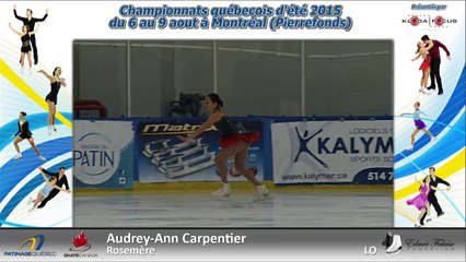 CQE2015_Pré-Novice Gr6 prog. Libre Ech.1 (REPLAY) (2015-08-09 15:56:46 - 2015-08-09 17:01:29)