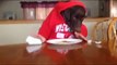 Dog eating like human Funny animal