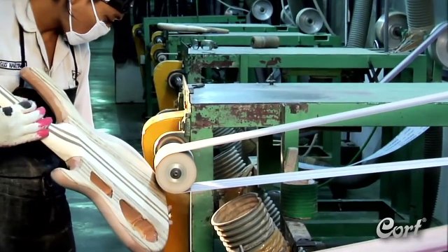 Cort Electric Guitar Factory Tour - Full tour of how an electric guitar is made
