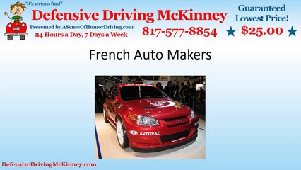 French Auto Makers