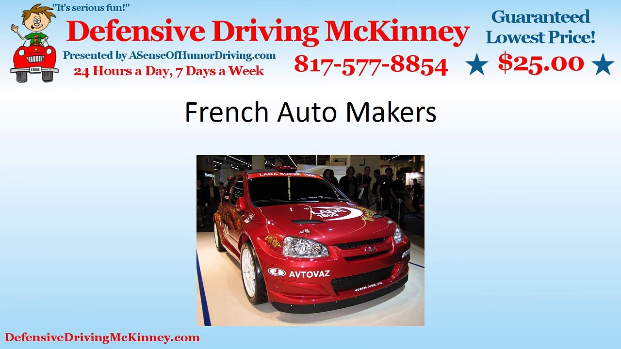 French Auto Makers