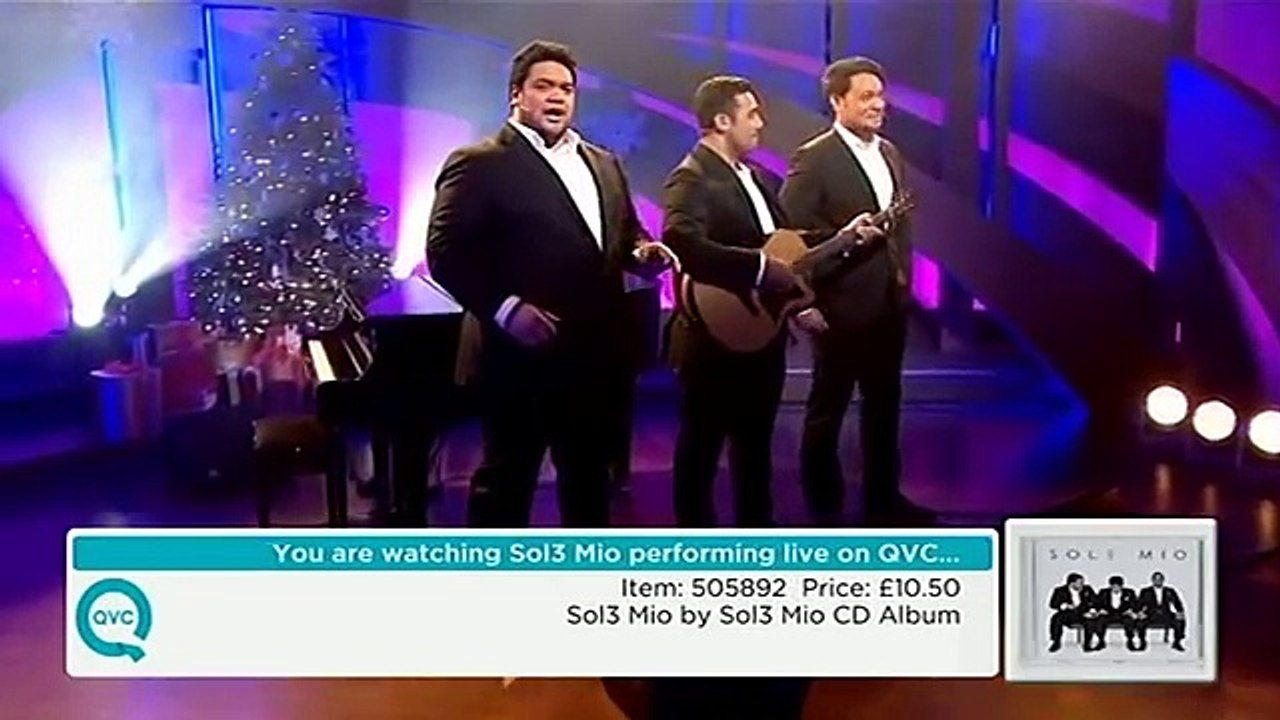 Watch Sol3 Mio perform 'O Sole Mio' on QVC UK